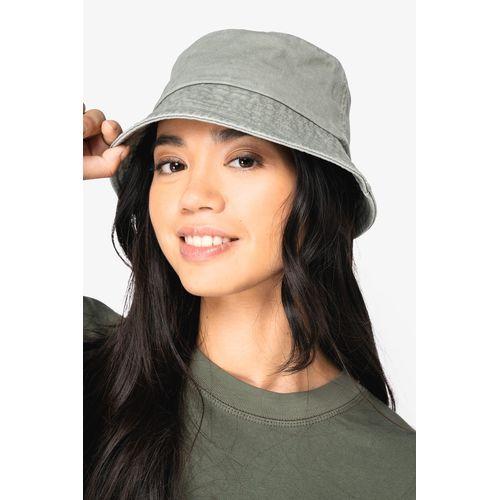 Eco-friendly unisex washed effect bucket hat