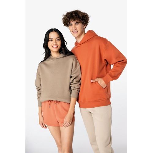 Eco-friendly unisex oversize hooded sweatshirt