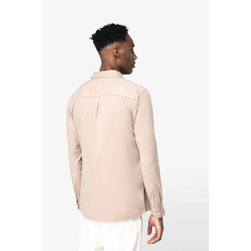 Chemise écoresponsable délavée homme