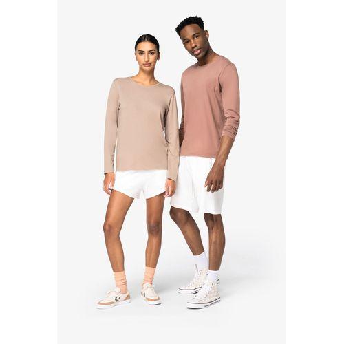 T-shirt écoresponsable délavé manches longues unisexe