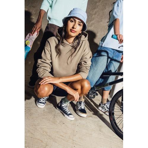 Eco-friendly unisex oversize hooded sweatshirt