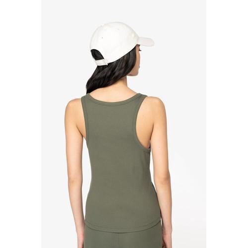 Eco-friendly ladies' rib tanktop