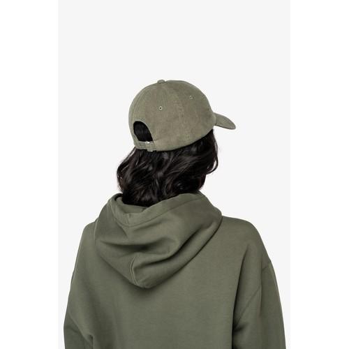 Casquette écoresponsable en velours côtelé 6 panneaux unisexe