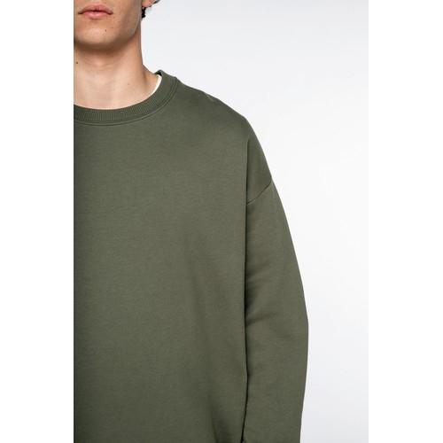 Eco-friendly unisex oversized round neck sweatshirt