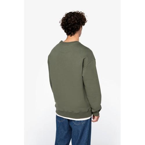 Eco-friendly unisex oversized round neck sweatshirt
