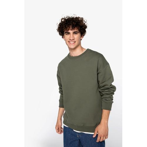 Eco-friendly unisex oversized round neck sweatshirt