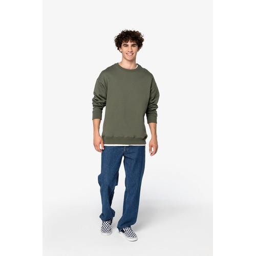 Eco-friendly unisex oversized round neck sweatshirt