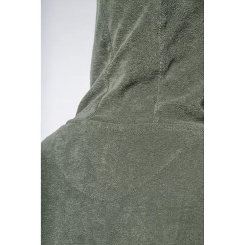 Sweat-shirt écoresponsable en éponge zippé à capuche homme