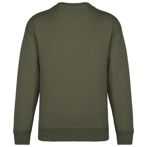 Eco-friendly unisex oversized round neck sweatshirt