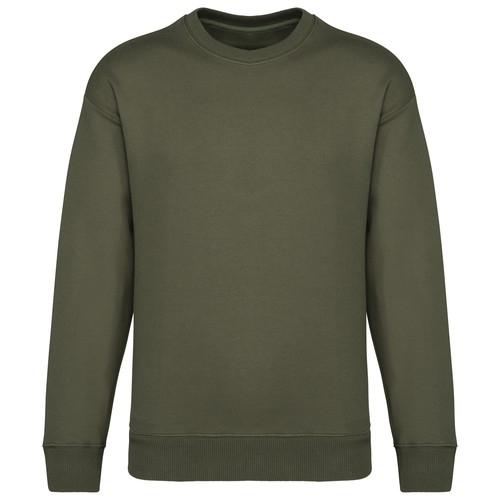 Eco-friendly unisex oversized round neck sweatshirt