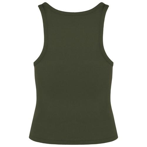 Eco-friendly ladies' rib tanktop