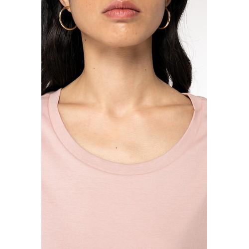 T-shirt écoresponsable à manches à revers femme