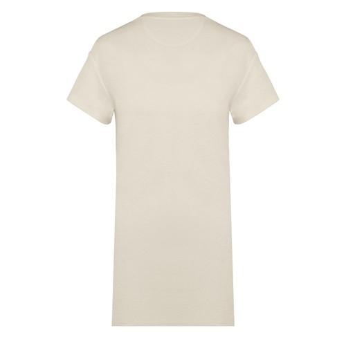 Robe t-shirt écoresponsable en éponge à épaules tombantes femme