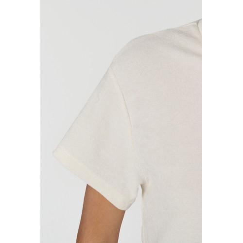 Robe t-shirt écoresponsable en éponge à épaules tombantes femme