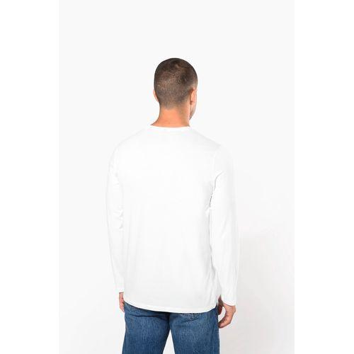 T-shirt col rond manches longues homme
