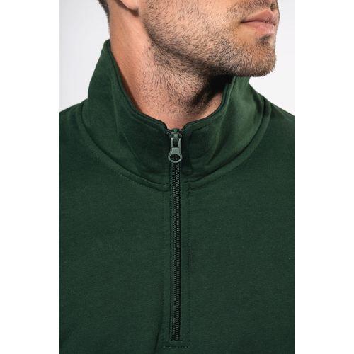 Zip neck sweatshirt