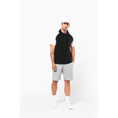 Polo baseball manches courtes