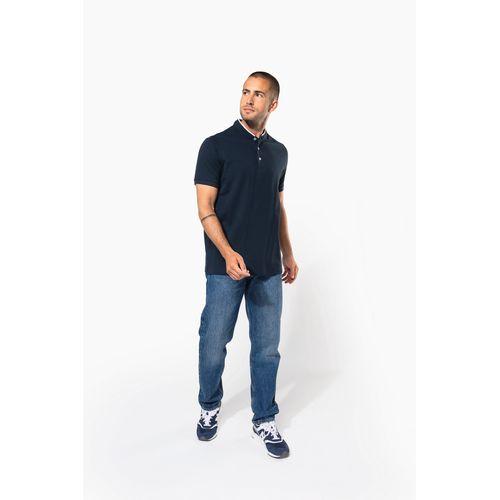 Polo col mao manches courtes homme