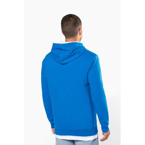 Sweat-shirt capuche contrastée homme