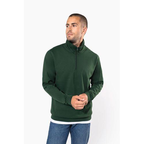 Zip neck sweatshirt