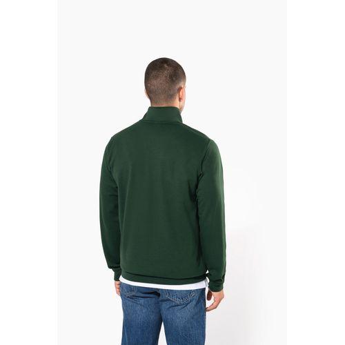Zip neck sweatshirt