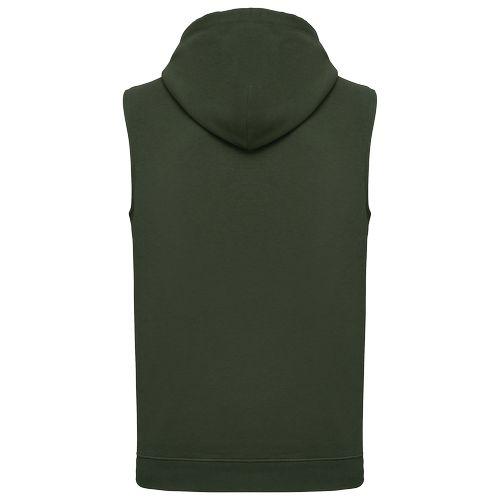 Sweat-shirt à capuche sans manches unisexe