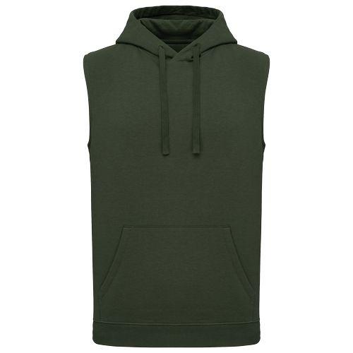 Sweat-shirt à capuche sans manches unisexe
