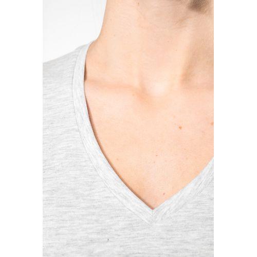 Ladies' short-sleeved V-neck T-shirt