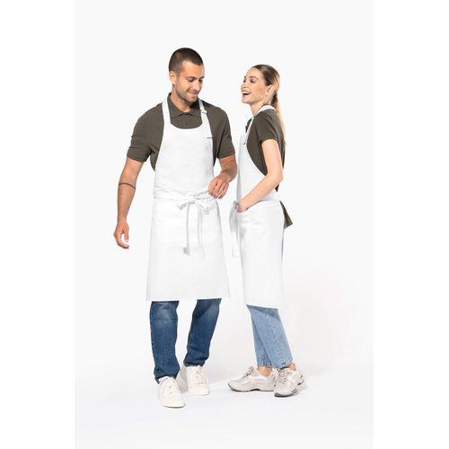 Cotton apron high-temperature washable