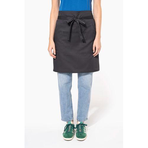 Polycotton mid-length apron