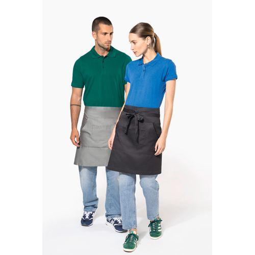 Polycotton mid-length apron