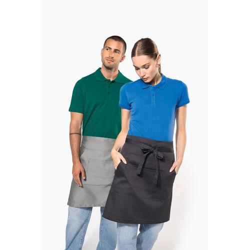 Polycotton mid-length apron