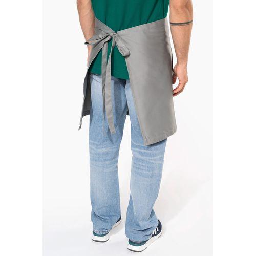 Polycotton mid-length apron