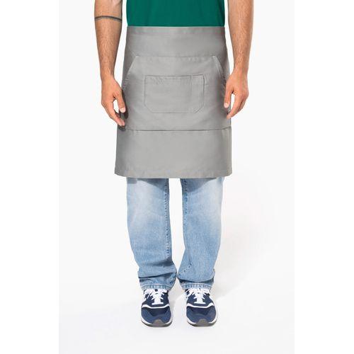 Polycotton mid-length apron