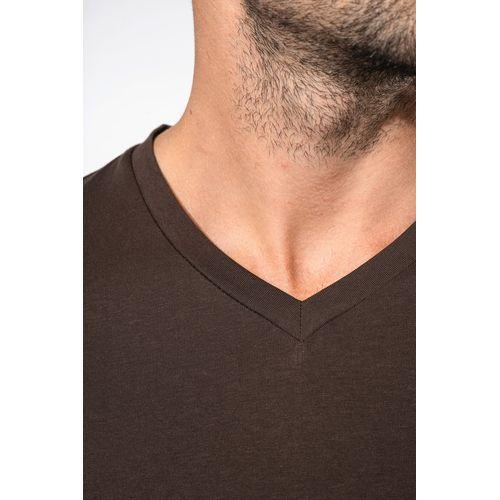 Men's short-sleeved V-neck T-shirt
