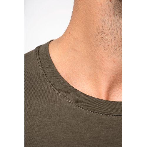 Short-sleeved crew neck T-shirt