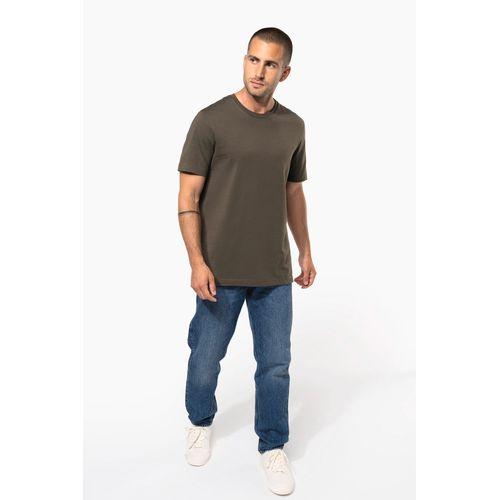 Short-sleeved crew neck T-shirt