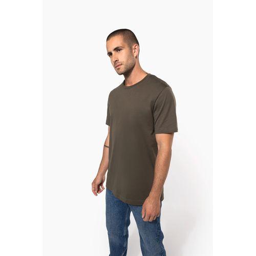 Short-sleeved crew neck T-shirt