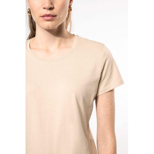 Ladies' short-sleeved crew neck T-shirt