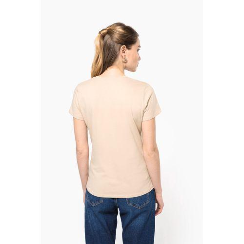 Ladies' short-sleeved crew neck T-shirt