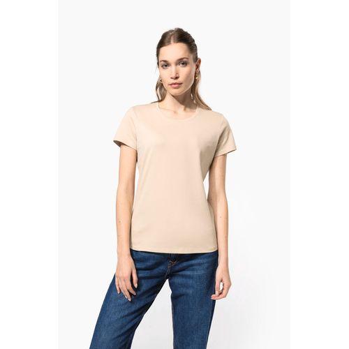 Ladies' short-sleeved crew neck T-shirt