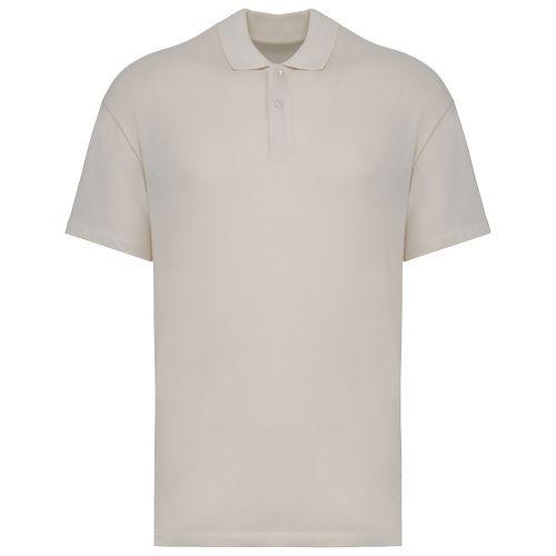 Polo écoresponsable maille piquée à épaules tombantes homme