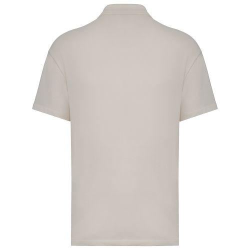 Polo écoresponsable maille piquée à épaules tombantes homme