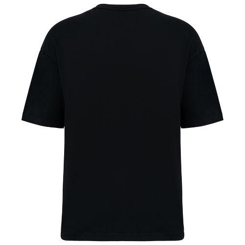 Eco-friendly men's washed effect oversized t-shirt