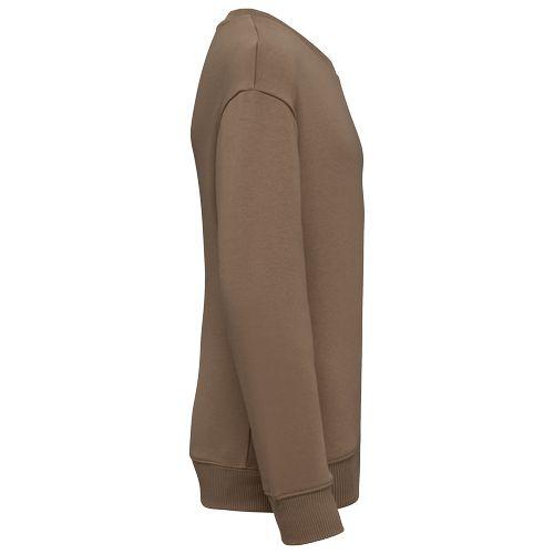 Eco-friendly kids' oversize round neck sweatshirt