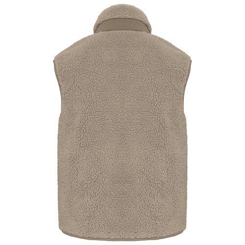 Unisex eco-friendly sherpa bodywarmer