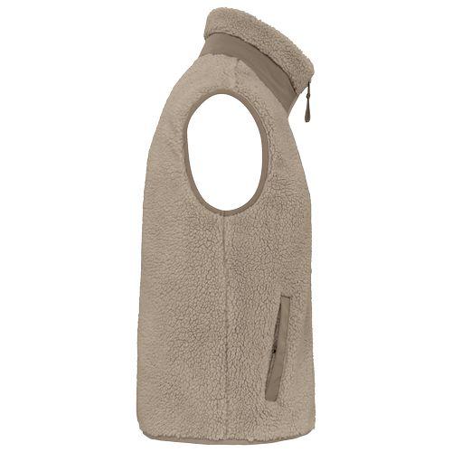 Unisex eco-friendly sherpa bodywarmer
