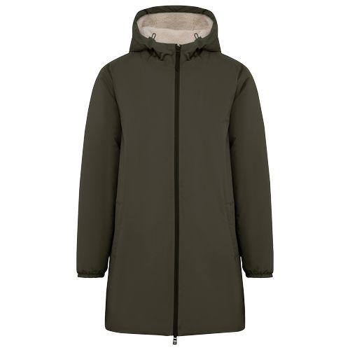 Eco-friendly unisex sherpa-lined waterproof jacket
