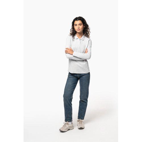 Polo manches longues femme