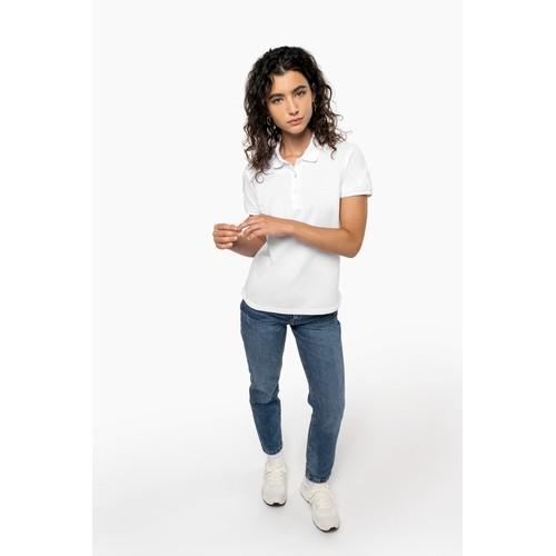 Polo piqué manches courtes femme